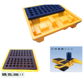 Khay chống tràn hoá chất/ loại 4 phuy cao